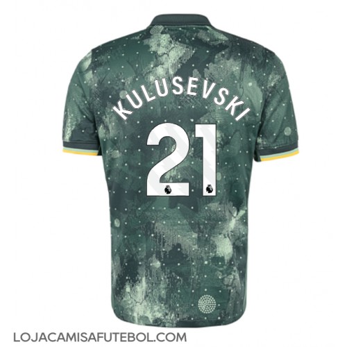 Camisa de Futebol Tottenham Hotspur Dejan Kulusevski #21 Equipamento Alternativo 2024-25 Manga Curta